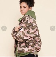 Aigle 迷彩羽絨外套 （90 ％白鵝絨）