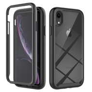 iPhone XR Case, Built-in Screen Protector Full Body Rugged Shockproof Case Cover for iPhone XR