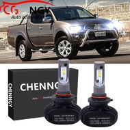 สำหรับ Mitsubishi Triton 1st Genปี2012-2016 LED ไฟหน้าไฟหน้าหลอดไฟ6000K 12V-32V เสียบและเล่น