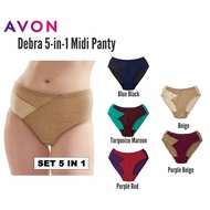 Avon Debra 5-in-1 Midi Panty Loose / Set Seluar Dalam Panties Underwear