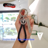 For Deepal S07/L07 car key keychain lanyard Deepal black stickers lanyard keychain