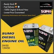 SUMO Semi/Fully Synthetic Diesel Engine Oil (1L/6L) (15W50/5W30) Minyak Enjin Diesel Semi/Fully Synt