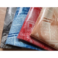 Pvc Artificial Leather Paper Pattern Tablecloth Floor Mat Seat Cover Waterproof Heat-Resistant Easy 