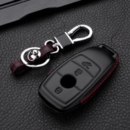 car key Leather cover for Mercedes Benz E300L CLS CLA GL R SLK AMG A B C S class AMG e200 Remote hol