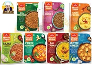 Haldiram Mintute Khana อาหารอินเดียพร้อมทาน Dal Tadka Paneer Makhani Mutter Rajma Kadhi Choley