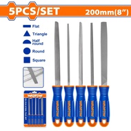 Large File 5pcs Set 8" Inch WADFOW WSF2405 Steel File Carving Wood Iron 200mm