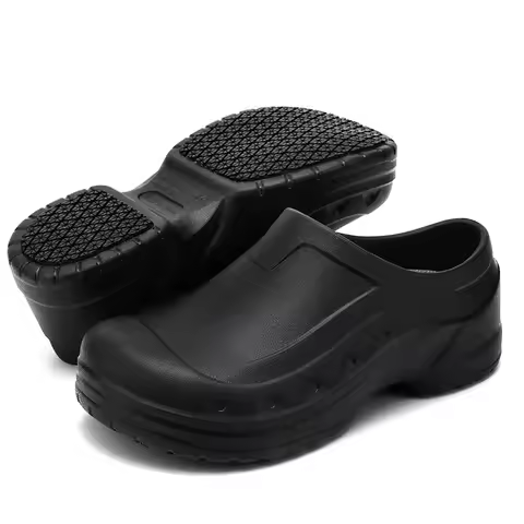 Kitchen Non-slip Shoes Men's Chef Shoes Waterproof, Oil-proof And Dirt-resistant Catering Canteen Ki