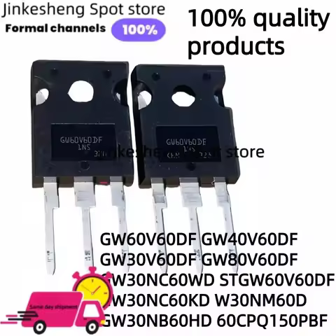 5PCS-10PCS NEW GW60V60DF GW40V60DF GW30V60DF GW80V60DF GW30NC60WD STGW60V60DF GW30NC60KD W30NM60D GW