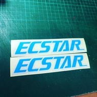 Ecstar Writing Cutting Sticker Contains 2 pcs