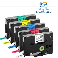 Printed Labels HZE-231 / TZe-231 – 12mm x 8m – Black Letters on White Background, Used for E1000 Pro