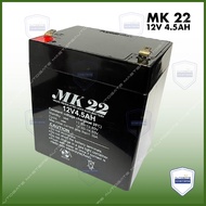 MK22 12V 4.5 AH Back Up Battery Rechargeable Sealed Lead Acid Battery Mk 22