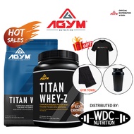 AGYM Nutrition-TITAN WHEY -Protein Whey , Muscle Building, Lean Muscle & Susu gym, Protein-HALAL-Fre