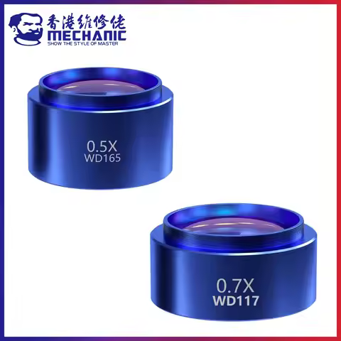 MECHANIC WD Series Auxiliary Objective Zoom Lens 48mm Thread Wide Field Barlow Lens for Binocular Tr