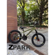 จักรยานเด็ก 20นิ้ว ทรงเสือภูเขา ZPARK รุ่น MAX 20 มีเกียร์ มีโช็คหน้า ทรงสวย รถคุณภาพดีมาก
