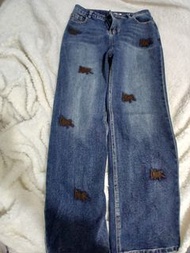 Christian Dior Jeans with Dior Patches