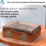 Huge MANGO Retro CD Player Bluetooth Speaker Listen to Album Portable HiFi Sound Quality Player Wireless External CD Disc Record Bluetooth Speaker Gift