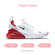 [Genuine] Nike AIR MAX 270 WHITE RED Men Shoes BV2523-100 In WHITE RED