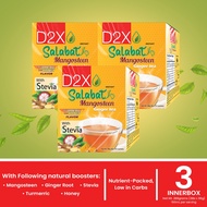 D2X Salabat Mangosteen Ginger Tea with Turmeric and Honey Bundle of 3