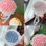 Set vật liệu tự làm bó hoa kẽm nhung chụp kỉ yếu hoa quà tặng đẹp S0047