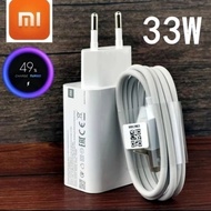 Xiaomi Redmi Note 10 Pro 33W Turbo Charger Original Type C / Charger Cas Casan Xiomi 33 WATT Origina