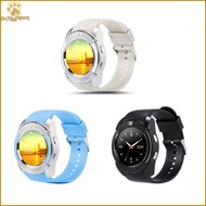 V8 Men Women Smart Watch Sleeping Monitoring Pedometer With 1.22 Inch Round Screen HD Camera Fitness Watch