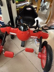 紅色飛機造型飄移兒童腳踏車