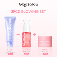 Glad2Glow Blueberry Ceramide Low Ph Cleanser Gel Face Wash 70 ml G2G Facial Wash Face Wash Sabun Cuc