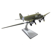 1// 100 Douglas C-47 DC3 Transport Aircraft Fighter Simulation Alloy Aircraft Model