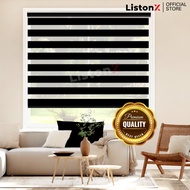 ListonX Bidai Tingkap 🔥 Ready Stock 🔥 for Home Decor | Zebra Blind Modern Style | Roller Blinds