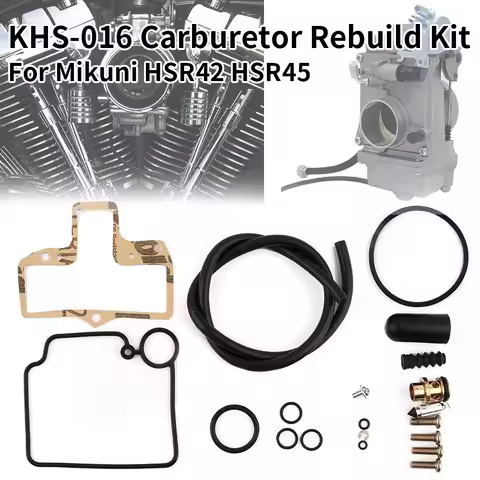 Carburetor Rebuild Kit For Mikuni HSR42 HSR45 Mikuni KHS-016 42-6237 KHS-016 Smoothbore For Harley H