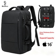 Resilver Waterproof Laptop Backpack 37L Expandable Business Travel Bag for Men Women 16 Inch Anti-th