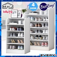 MHJ L280 Large Capacity Multi-layer Shoe Rack Simple Shoes Cabinet Home Space Saving Solid Wood Shoe Shelf Storage Modern Style