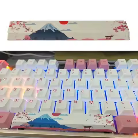 652F Durable PBT Keycap 6.25U Space Bar Keycap for Mechanical Game Keyboard
