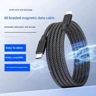 LIKAIYUE 60W/100W magnetic absorption type c cable fast charging cable for Samsung S25FE S24FE S25Ul