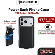 (MY) LionShield Powerbank Case iPhone 17 Pro Max/17 Pro/16/15/14 Slim Portable Extended Charger Cove