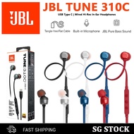 JBL Tune 310C USB-C Wired In-Ear Headphones Pure Bass Sound Wired Earphone