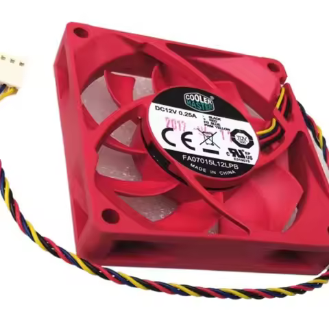 1pcs New 70mm PWM Computer Cpu PC Cooling Fan 7015 70X70X15mm 4P 4-Pin PWM Speed Regulation FA07015L