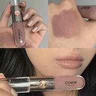 KIKO UNLIMITED DOUBLE TOUCH Lip Glaze ลิปกลอสคู่ ลิปสติกเนื้อแมทต์ ติดทนนาน ไม่ซีดจาง ช่วยปรับสีผิวใ