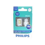 Philips W21 LED White Signal Bulb 11065 ULW 12V X2