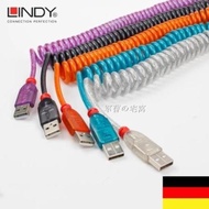 德國LINDY mini-b T型口  USB充電線 HHKB 鍵盤線