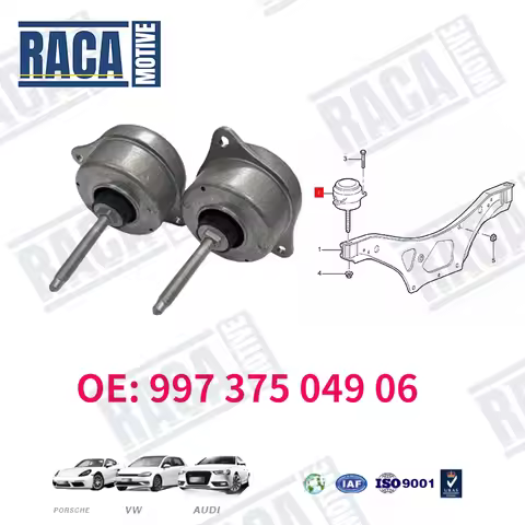 For Porsche 911 997 C2 C4 Turbo Front Engine Mount Mounting Left or Right 99737504904 99737504906 99