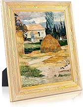 8x10 Frame, Gold Vintage Picture Frames, 8 by 10 Transitional Modern Rustic Poster Frame, Ornate Bor