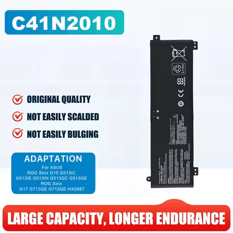 C41N2010 Laptop Battery Compatible for ASUS ROG Strix G15 G513Q G513QR G513QM 56Wh