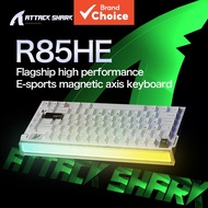 Attack Shark R85 HE 75% Lightweight Magnetic Keyboard with Rapid Trigger, Hot-Swappable, South-Facin