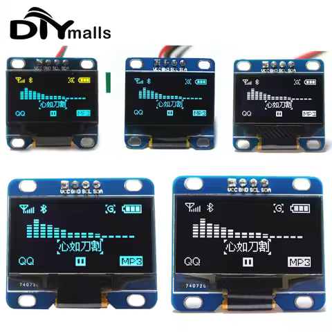 0.96" 1.3" Inch OLED Display Module White Yellow Blue I2C IIC Serial OLED LCD LED Screen for Arduino