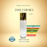 PEWANGI / PERFUME 2 ONE 2 V1P  (MEN) C.H'RERA 35ML (HIGH QUALITY EDP) MINYAK WANGI EAU DE PARFUM