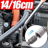 3/8 Inch Drive Interface Spark Plug Socket Magnetic 360° Rotatable Sleeve Wrench Extender Universal 