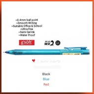 Gsoft WX2 0.4mm Nano Pipe Tip Ball Pen