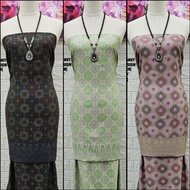 {OPEN METER} Kain Pasang SBLINE SONGKET PRINTED/Seragam/Sedondon ~Bidang 45"