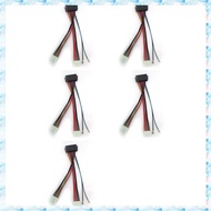 [R Q M U] 5Pcs 20Pin ATX to 2Port 6Pin AT Converter Power Cable Cord for 286 386 486 Computer